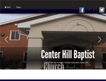 Tablet Screenshot of centerhillbaptist.org